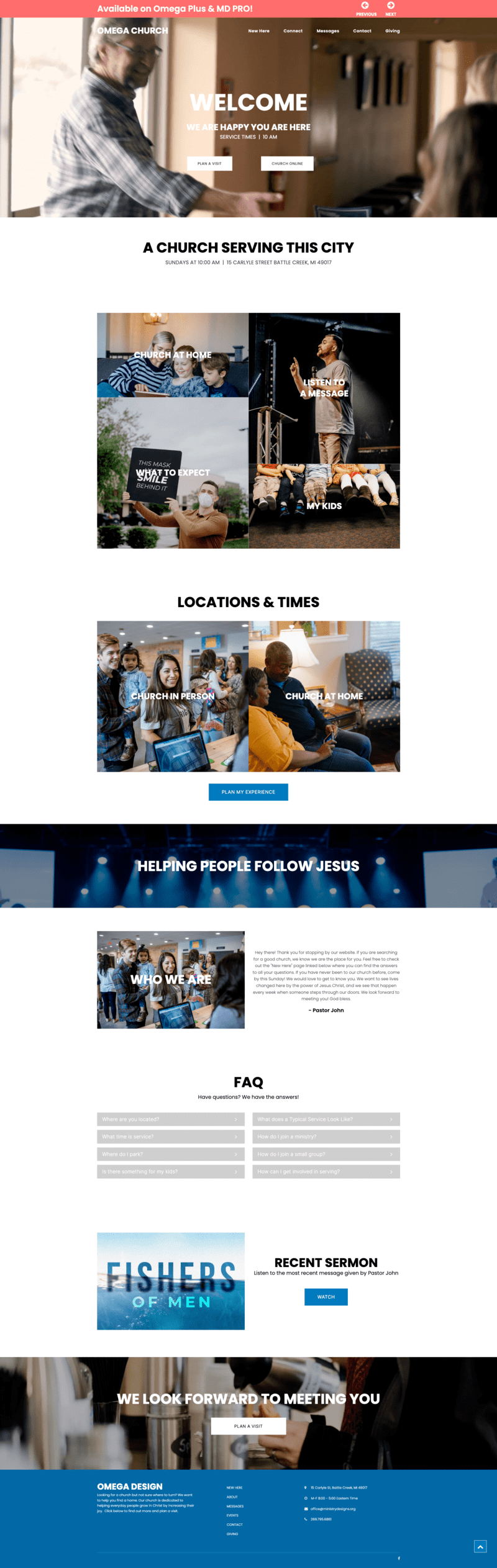church website template 4